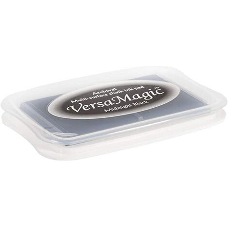 Rayher Versa Magic Chalk-Stempelkissen Gröàe L, Schwarz, 9, 9x6, 8x1, 9cm Versa Magic Chalk-Tampone 9.9 x 6.8 x 1.9 cm, Nero, 10 x 6.8 x 1.8 cm, 3 Unità