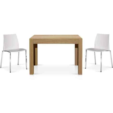 RAYMOND - tavolo da pranzo moderno allungabile in rovere naturale