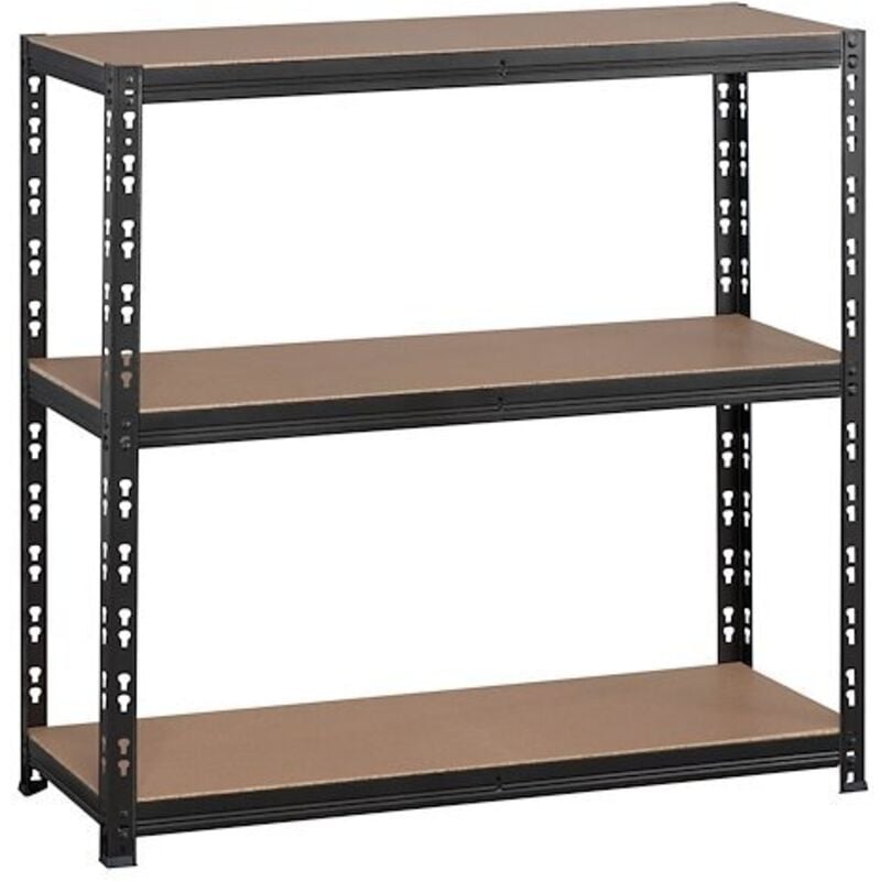 Rayonnage Combi h 97 cm - Tablettes agglomérées sans rebords - Maxiburo