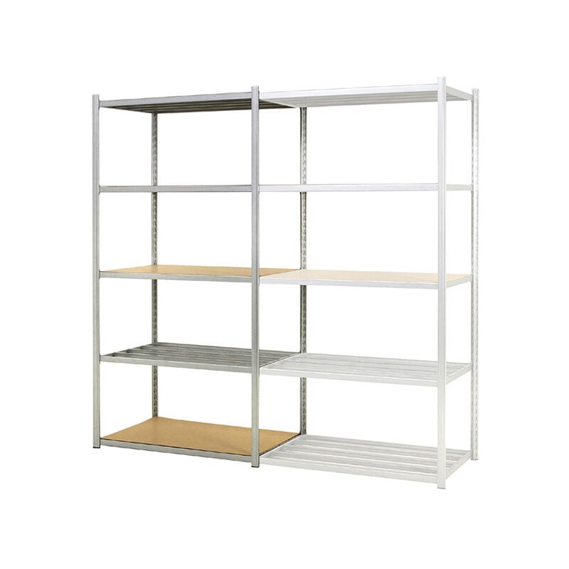 Matisère - Rayonnage d'atelier 5 nivx - Élément suivant - 2000x1500x500mm - 76kg/niv - Utilisable uniquement avec un module de départ