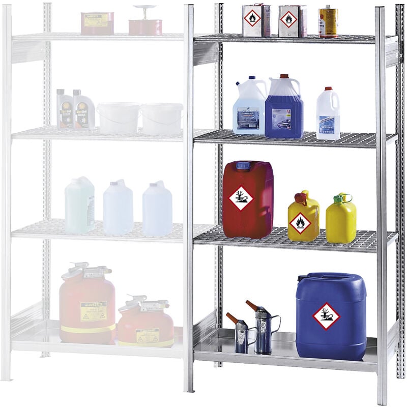 Certeo - LaCont, Rayonnage pour bidons contenant des produits