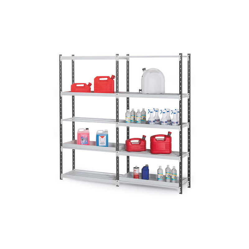 Matisère - Rayonnage de rétention - 2 échelles + 3 nivx - Élément suivant - 1800x1520x510mm - Utilisable uniquement avec un module de départ