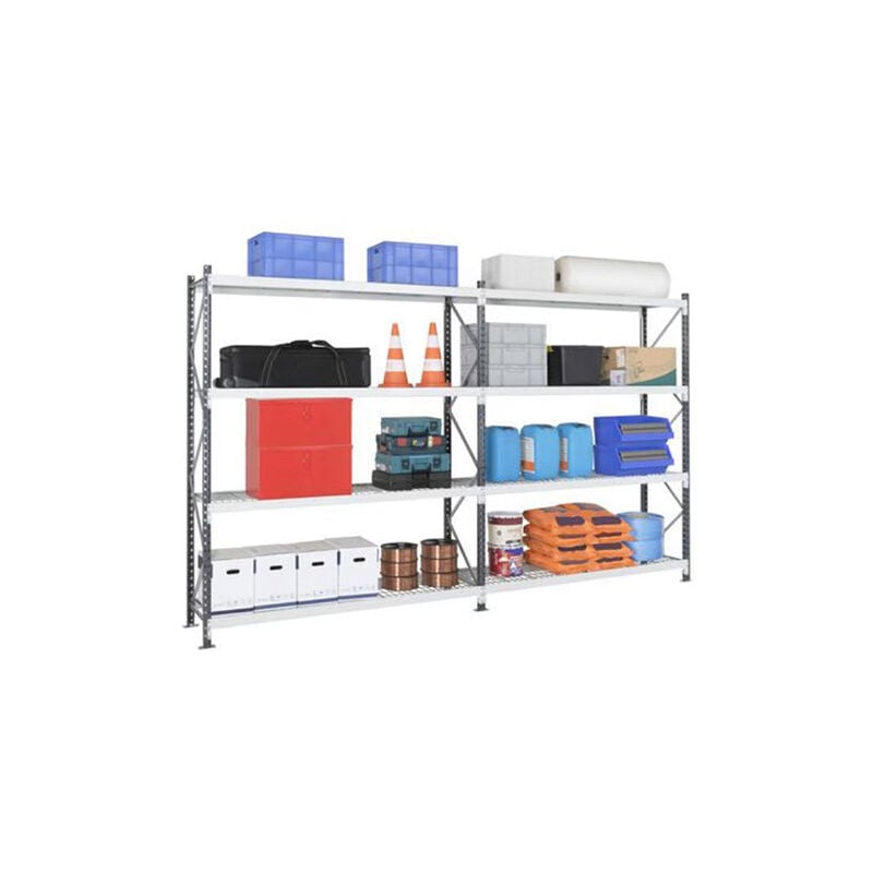 Matisère - Rayonnage Sprinkler 4 nivx - Élément suivant - 2500x1500x800mm - 297kg/niv - Utilisable uniquement avec un module de départ