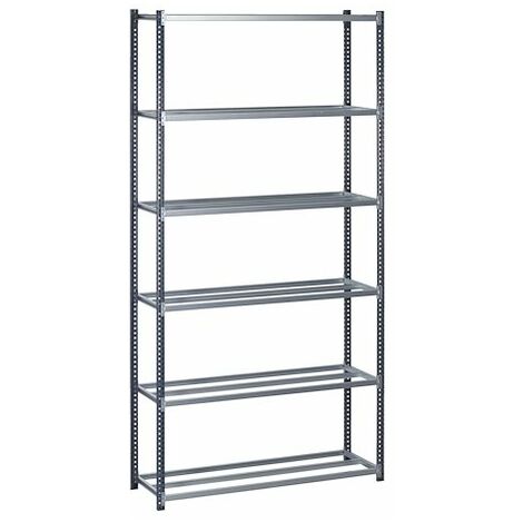 Rayonnages Industri’Pro départ 40 x 250 x 125 gris - Maxiburo