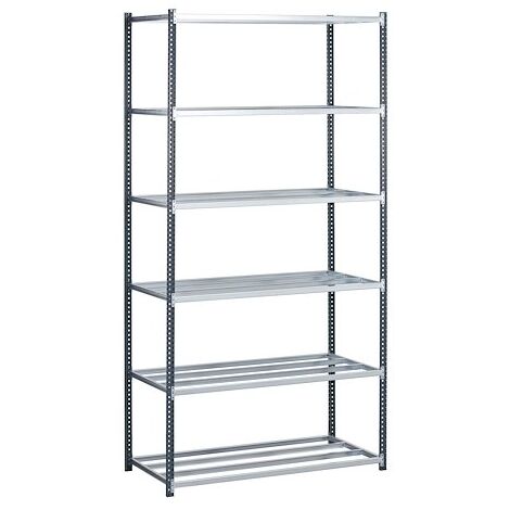 Rayonnages Industri’Pro départ 60 x 250 x 125 cm gris - Maxiburo