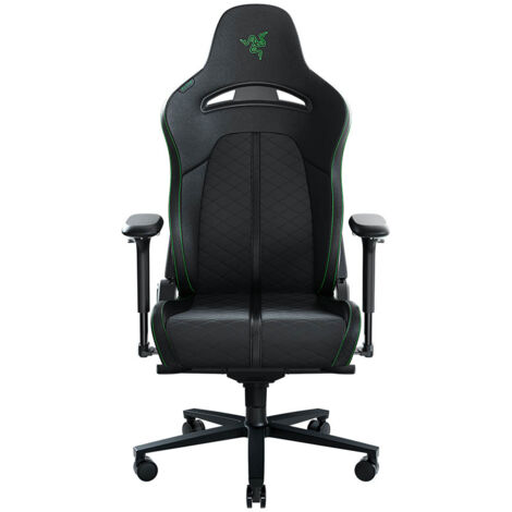 Razer Enki - Chaise de jeu avec support lombaire intégré, chaise de bureau (cuir synt...