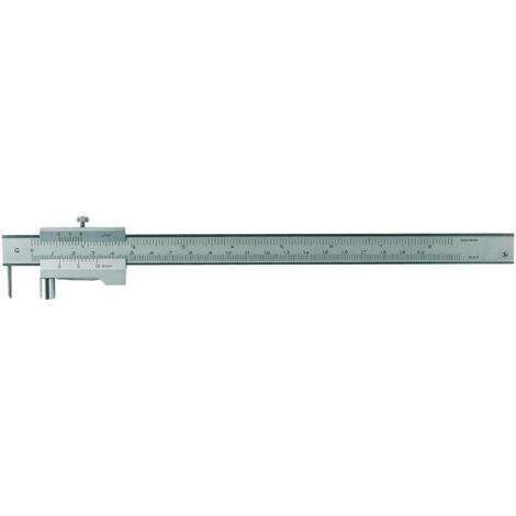 RB strumenti di misurazione – Truschino con rotella, graduazione 0,1 mm, campo di misurazione 0 – 200 mm, 1 pz, 991104