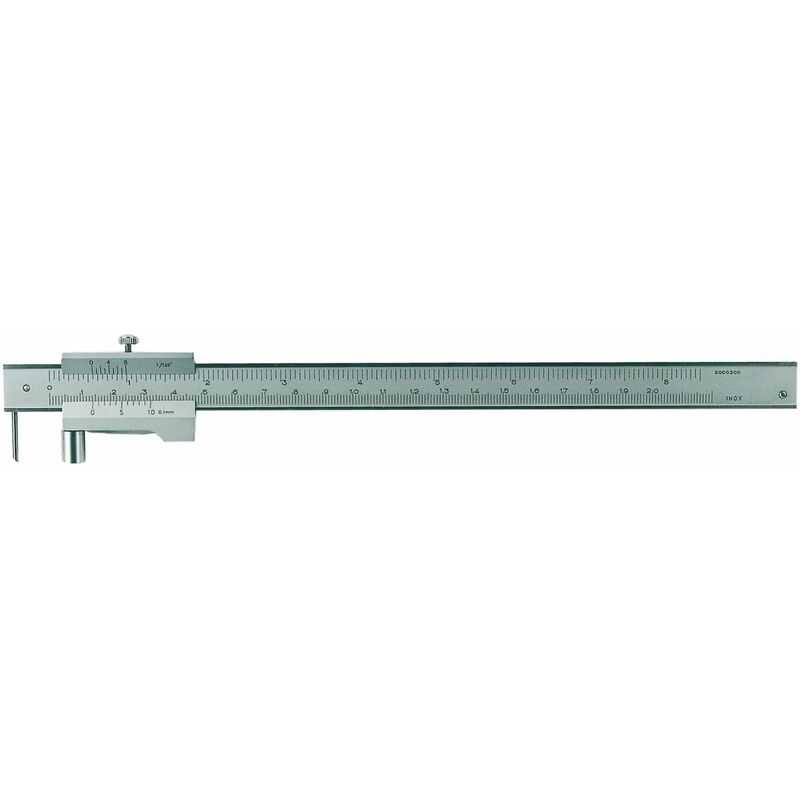 Image of RB strumenti di misurazione – Truschino con rotella, graduazione 0,1 mm, campo di misurazione 0 – 200 mm, 1 pz, 991104