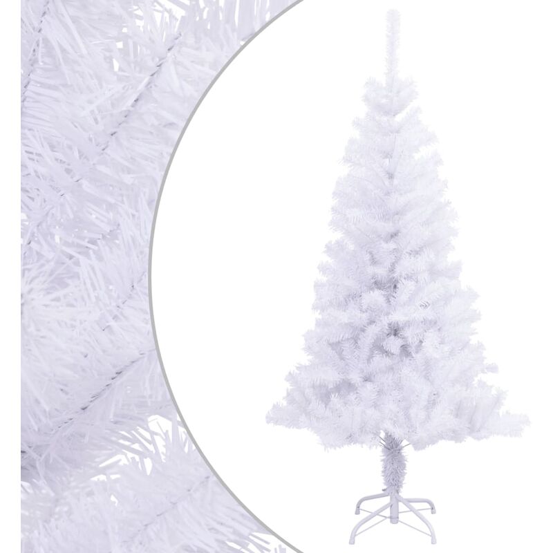 

Árbol de Navidad artificial con soporte 150 cm 380 ramas - Blanco