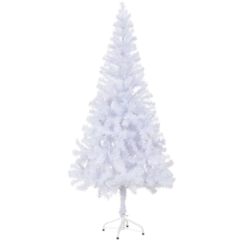 

Árbol de Navidad artificial con soporte 180 cm 620 ramas - Blanco