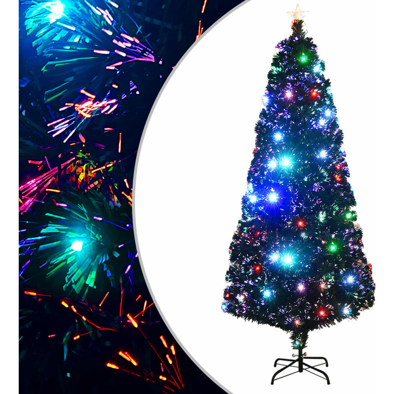 

Árbol de Navidad artificial con soporte/LED 210 cm 280 ramas - Verde