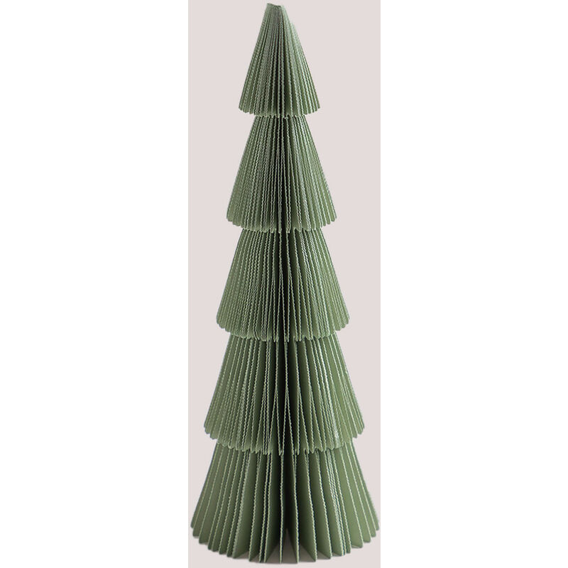 

Árbol de Navidad en Papel Jesper Celadón ↑22,5 cm - Sklum