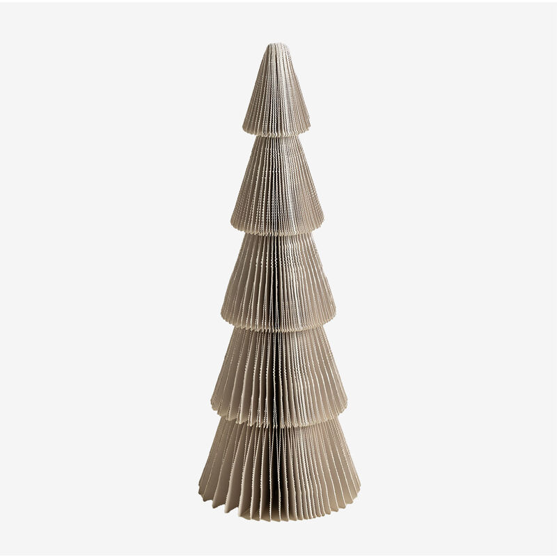 

Árbol de Navidad en Papel Jesper Beige Lino Ahumado ↑22,5 cm - Sklum