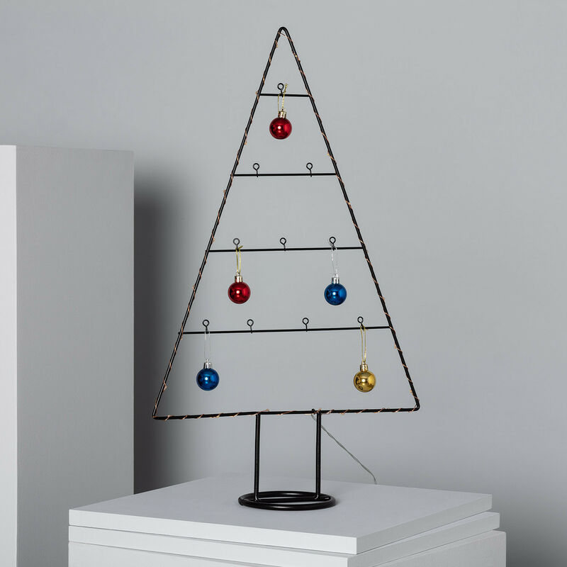 

Árbol de Navidad LED con Batería Negro - Negro