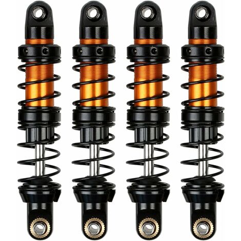 RC Amortisseur 4pcs RC Accessoire RC Shock Absorber pour 1/10 RC Crawler Car Axial SCX10 90046 AXI03007 TRX4 TRX6 (70mm)