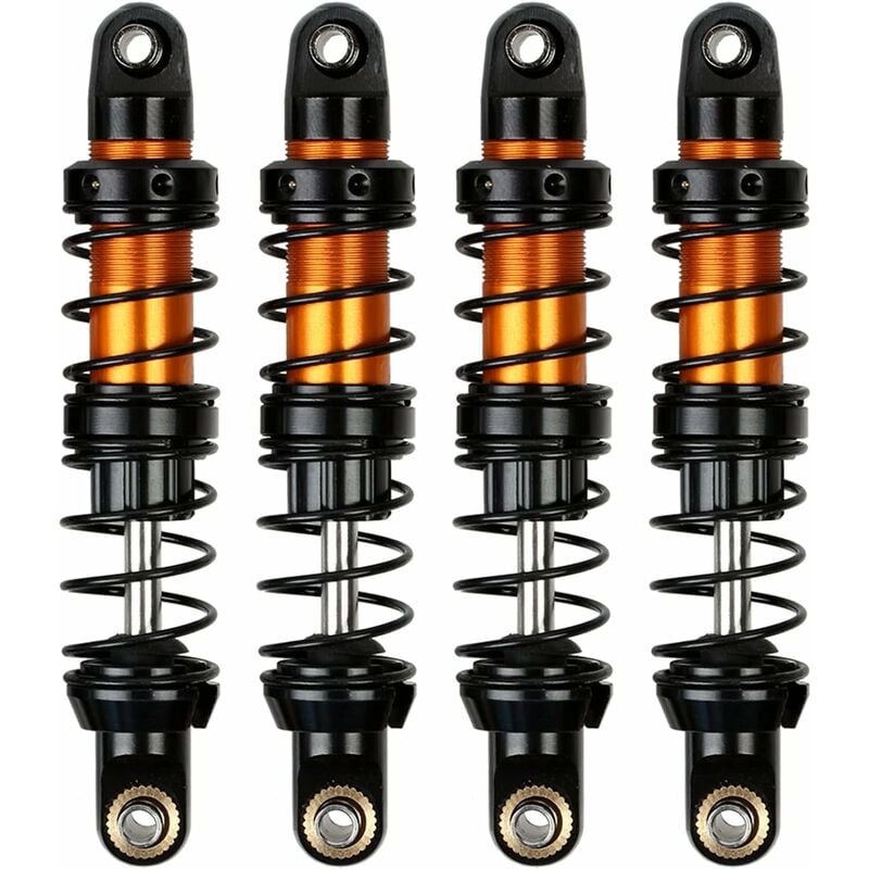 Rc Amortisseur 4pcs rc Accessoire rc Shock Absorber pour 1/10 rc Crawler Car Axial SCX10 90046 AXI03007 TRX4 TRX6 (70mm)