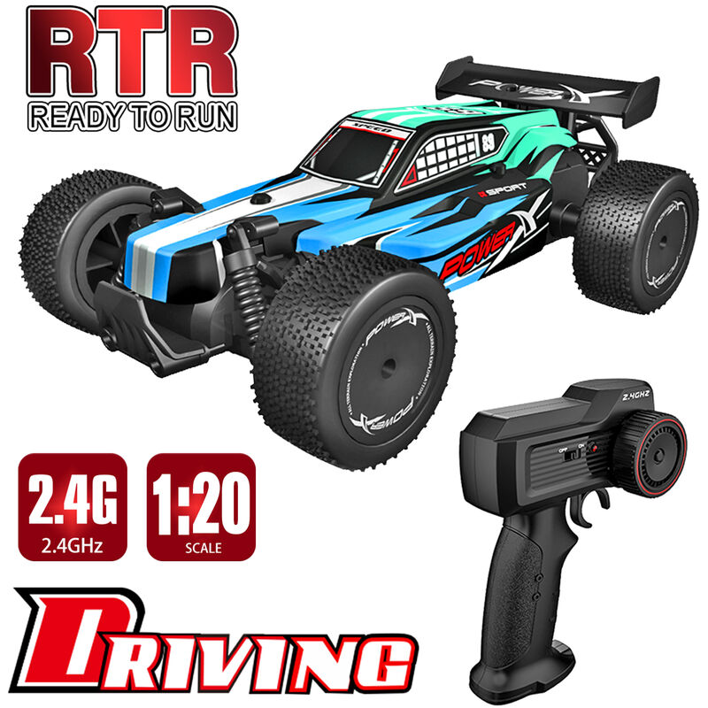 

RC Car 2.4GHz Off-Road Car 1/20 Racing Car Camion teledirigido RTR,Azul