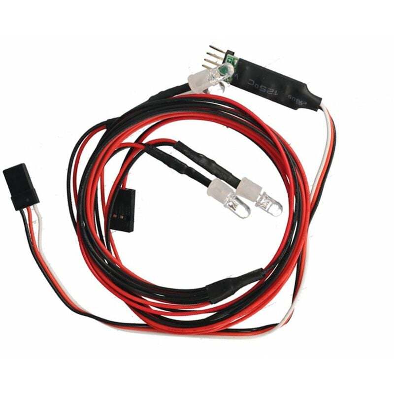 

Happyshopping - RC Car 4 LED Light Kit 4 Reemplazo blanco para Axial SCX10 Traxxas TRX4 D90 Redcat GEN8 hpi RC Car