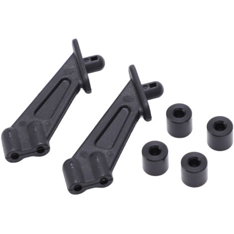 RC-Heckflügelhalterung, Schwarz, Hochfester Kunststoff - Kompatibel mit ZD Racing DBX10 7531 1/10