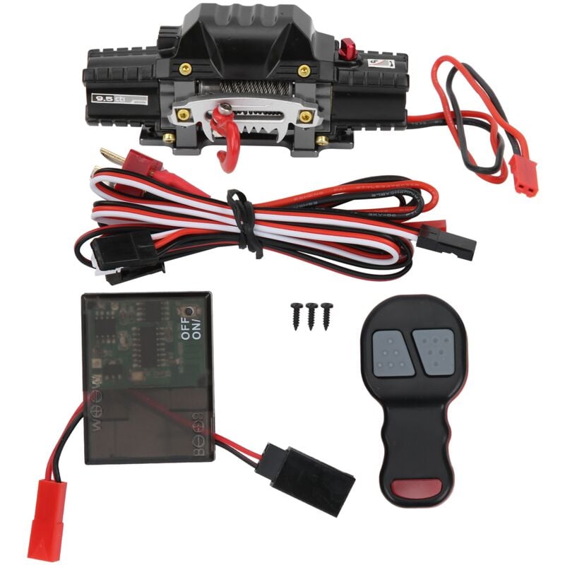 Image of RC Metal Automatic Double Motor Simulated Winch Controller Receiver passt für TRAXXAS CARB -Typ