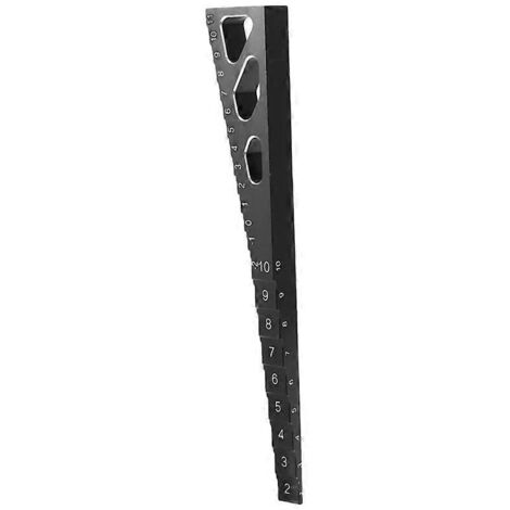 RC Model Car Ride Height Droop Gauge Ruler Measuring Tool Black--