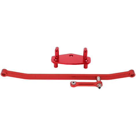 RC-Servo-Montagebasis aus Aluminium für Lenkstange, kompatibel mit LOSI LMT 1/8 – Rot