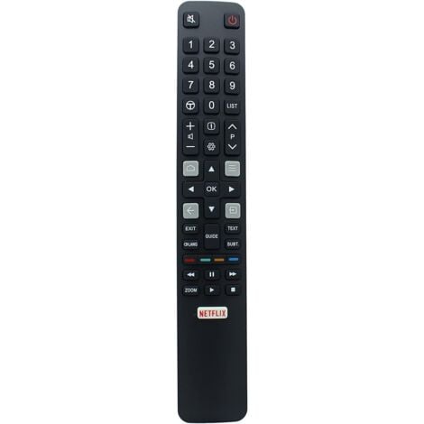 AUTRES RC802N Télécommande de rechange pour TCL Smart TV U55C7006 U65X9006 U75C7006 U55P6046 U60P6046 U49P6046 U43P6046 U65S990