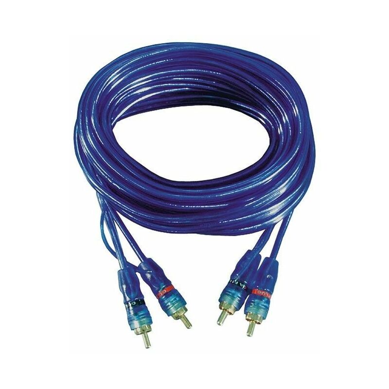 Rca Cavo blu rca 5m blu-trasparente stereo 142062