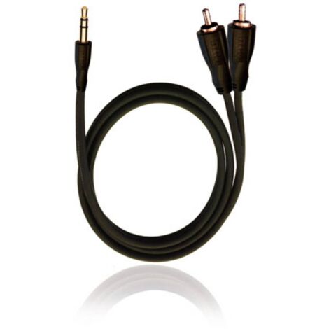 Cable RCA  Hama 00205110, 1.5 m, Jack 3.5 mm, RCA Dual, Negro