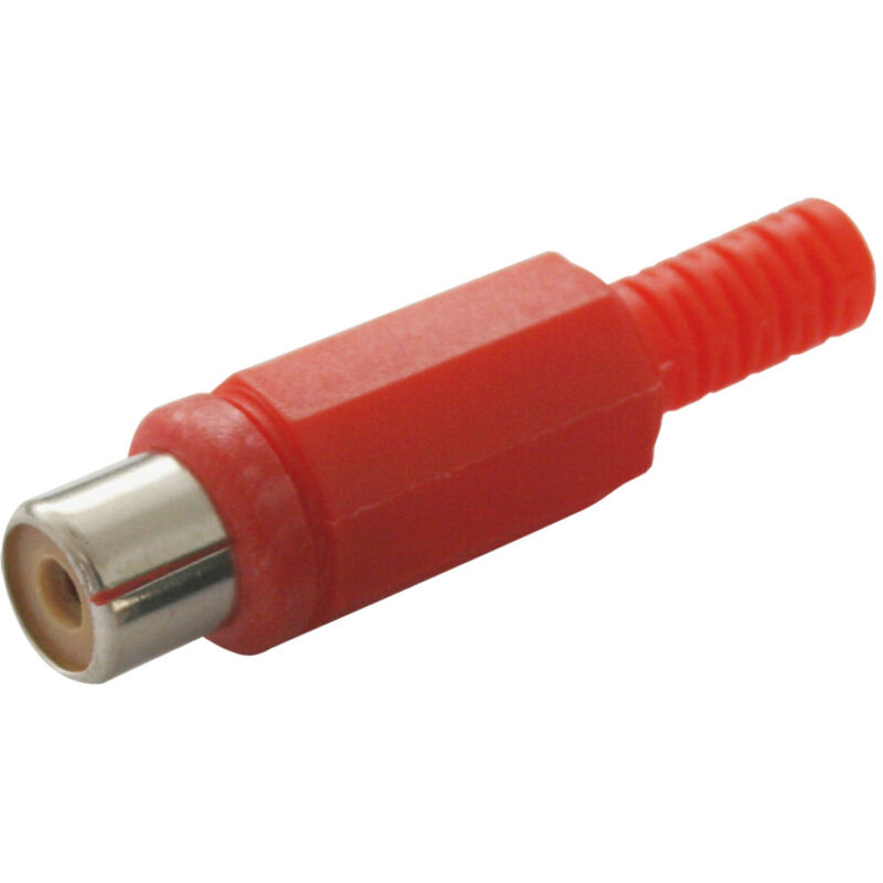 

Hembra coaxial RCA rojo ( 10.589/R) - Electro Dh