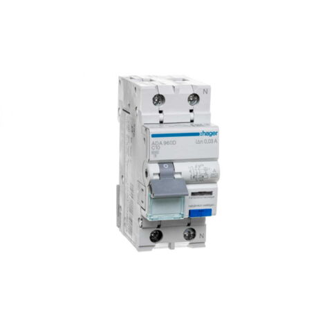 RCBO 2P C10A 0,03A Tipo A ADA960D