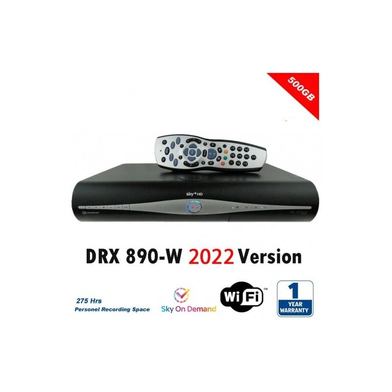ME - Récepteur Boitier sky+hd box wifi - drx 890W - Nouveau Disque Dur 500GB (250Hrs) - Garantie 1 an, plus de 70 chaînes hd