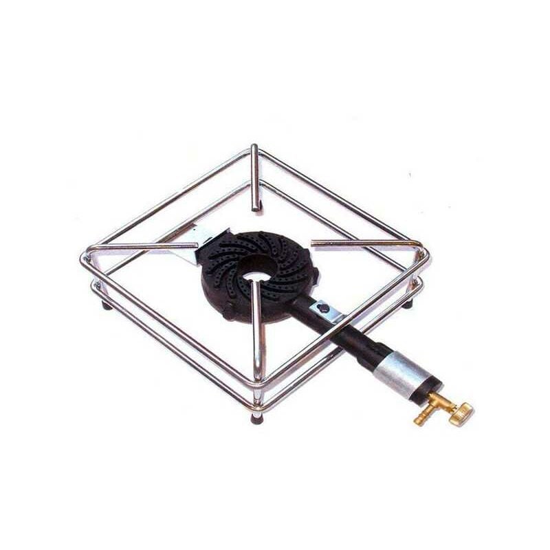 Réchaud Gaz gpl 4 Pieds Chromés 30X30