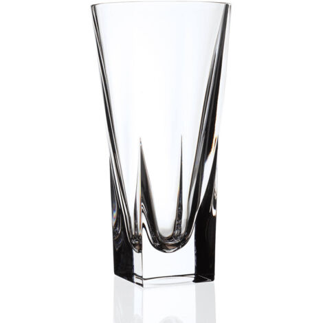 Rcr vaso fiori Fusion vetro Luxion trasparente 30 cm