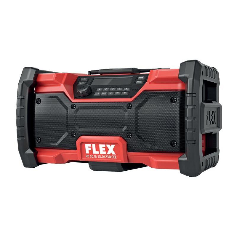 Flex - Power Tools 518255 rd 10.8/18.0/230 Cordless Radio 240V & Li-ion Bare Unit FLXRD1018N