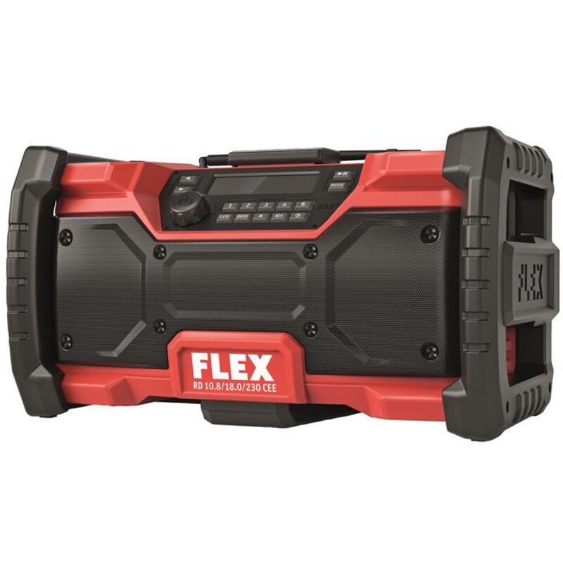 Flex - Power Tools 518255 rd 10.8/18.0/230 Cordless Radio 240V & Li-ion Bare Unit FLXRD1018N