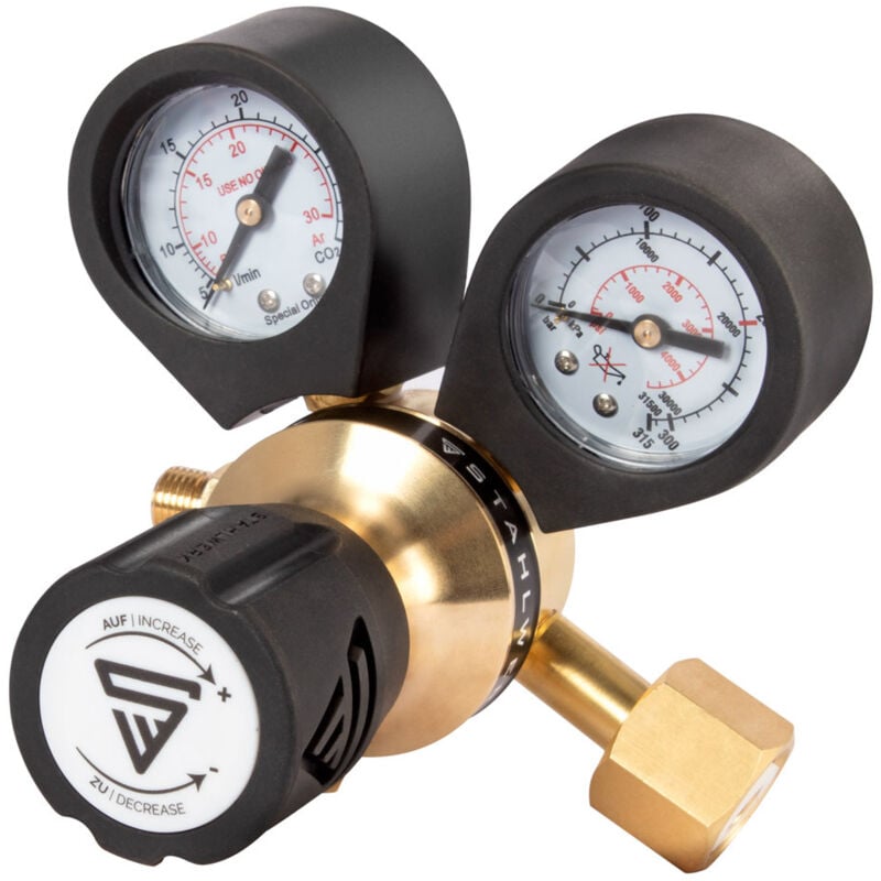 Réducteur de pression argon CO2 Gaz de protection mélangé jusqu'à 315 bar Postes de soudure - Stahlwerk