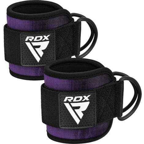 RDX A4 Sangles De Cheville Pour Machine à Câbles De Gymnastique Violet Paire - RDX - WAN-A4PR-P