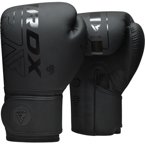 RDX F6 Kara Gants de Boxe Noir 16oz Cuir PU - RDX - BGR-F6MB-16OZ