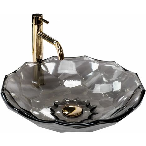 REA AUFSATZWASCHBECKEN  ARCTIC BLACK