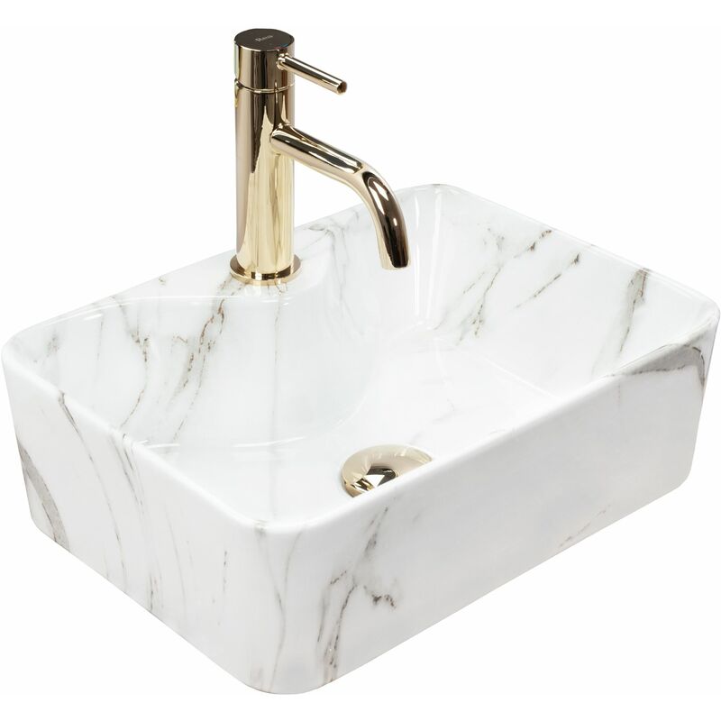 Rea Aufsatzwaschbecken Kelly Mini Aiax Shiny