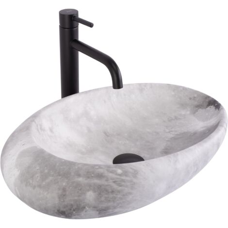 REA AUFSATZWASCHBECKEN ROXY C STONE L.GREY