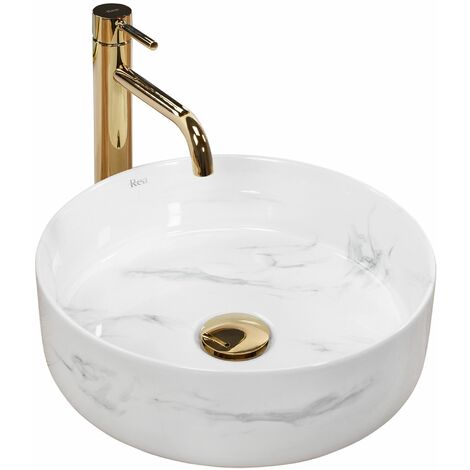 REA AUFSATZWASCHBECKEN SAMI NATURE MARBLE