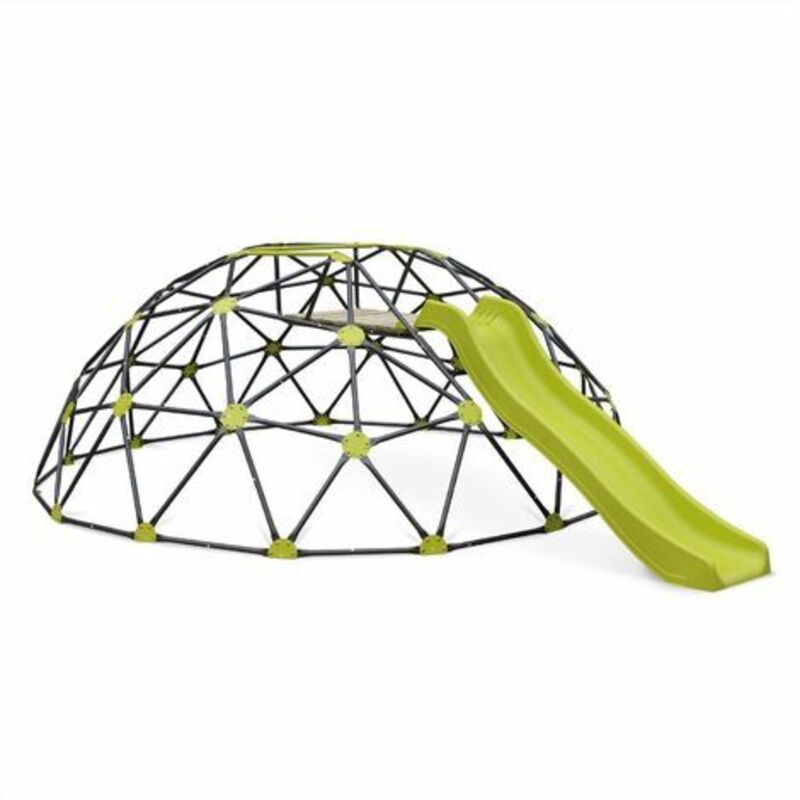 

Área de juegos Alice's Garden - Albe XXL - Cúpula de escalada con tobogán, jaula de ardilla, estación de juegos al aire libre - Verde