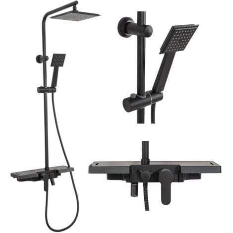 REA DUSCHSET BRAVO SCHWARZ