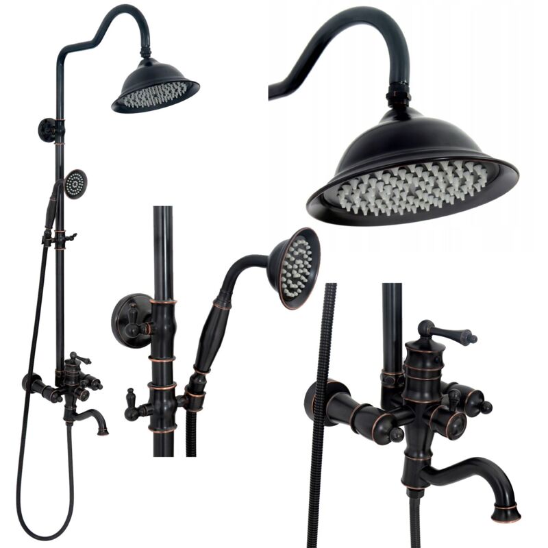 Rea - Duschset Vintage Schwarz