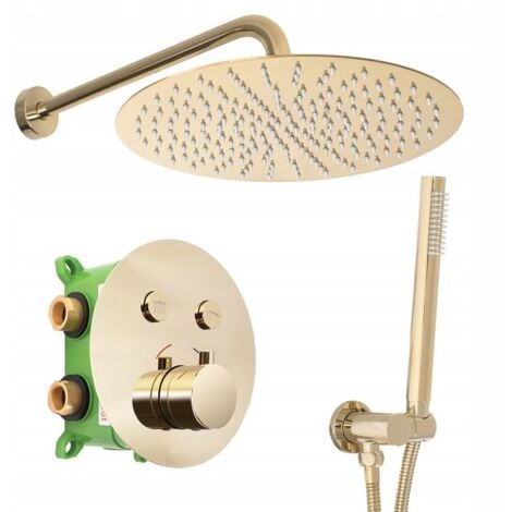 REA UNTERPUTZ DUSCHSET LUNGO MILER GOLD BOX - golden