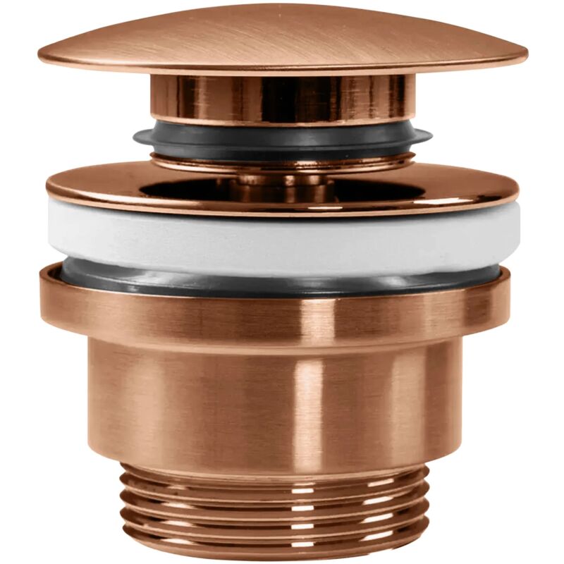 Rea Waschbeckenstöpsel Universal Klik-klak Brush Copper