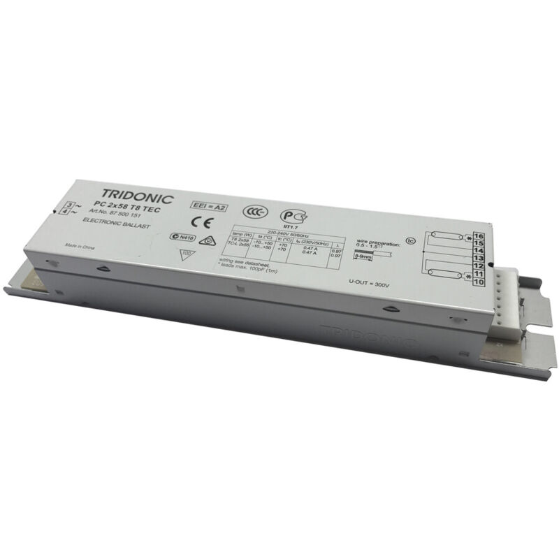 

Balastro electrónico para pantalla Supra 2x18W ( W1967) - Airfal