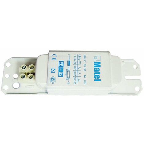 Reactancia matel fluorescente 20w